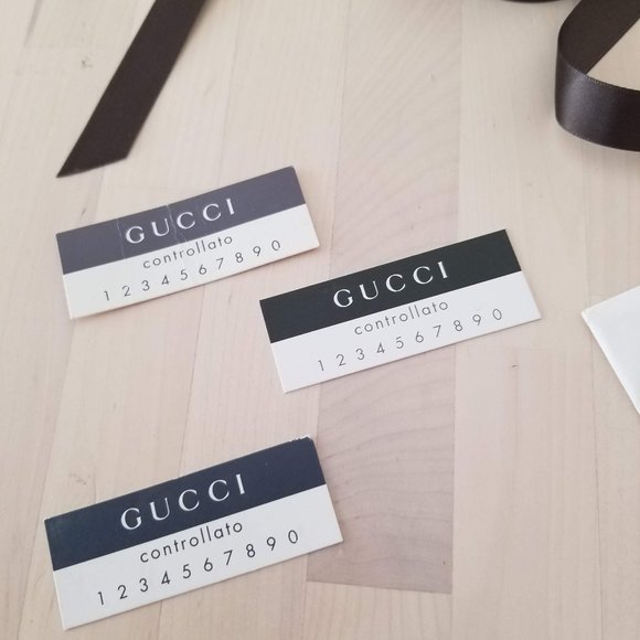 Gucci Ribbon and various Gucci Tags - Picture 4 of 6